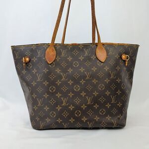 Louis Vuitton Neverfull GM Monogram Coated Canvas Tote Bag Brown France AR5017